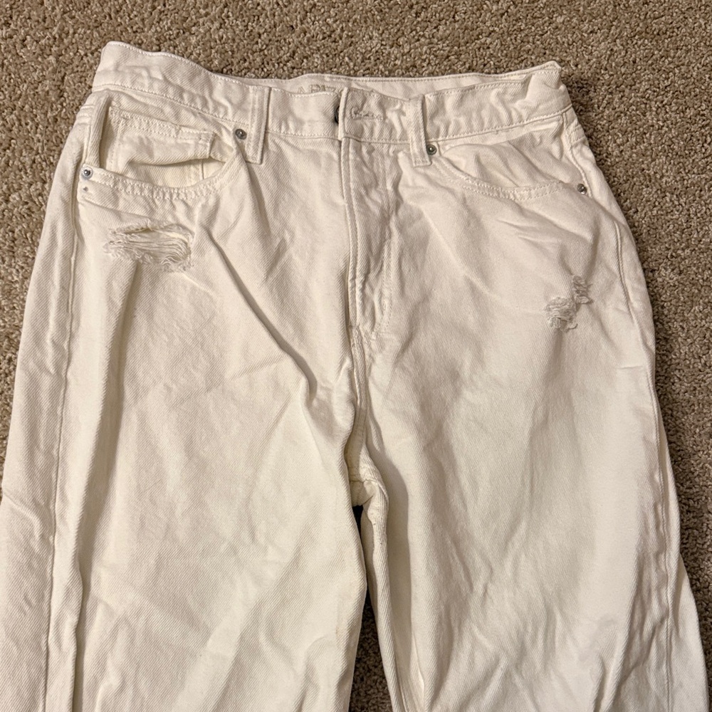 Arizona Jean Company Cream Boot Cut Pants